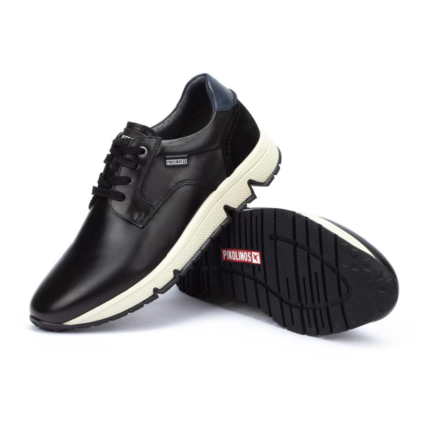 Men's Pikolinos FERROL Sneakers Black | NZ V9A70Q2